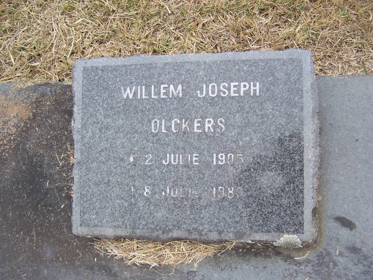 OLCKERS Willem Joseph 1905-198?