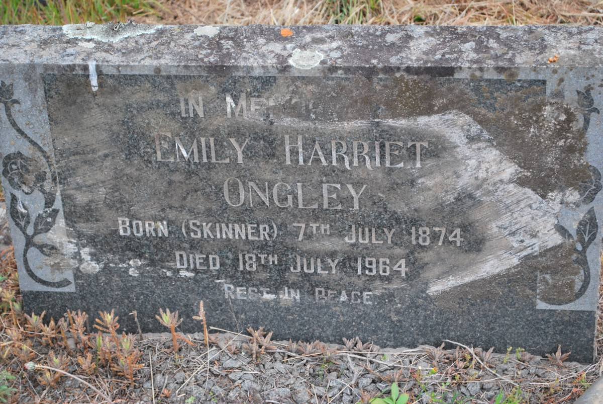 ONGLEY Emily Harriet nee SKINNER 1874-1964