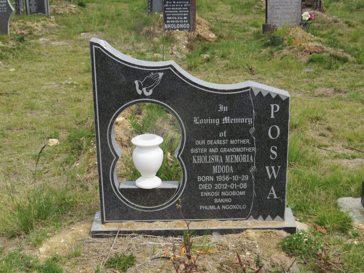 POSWA Kholiswa Memoria Mdoda 1956-2012