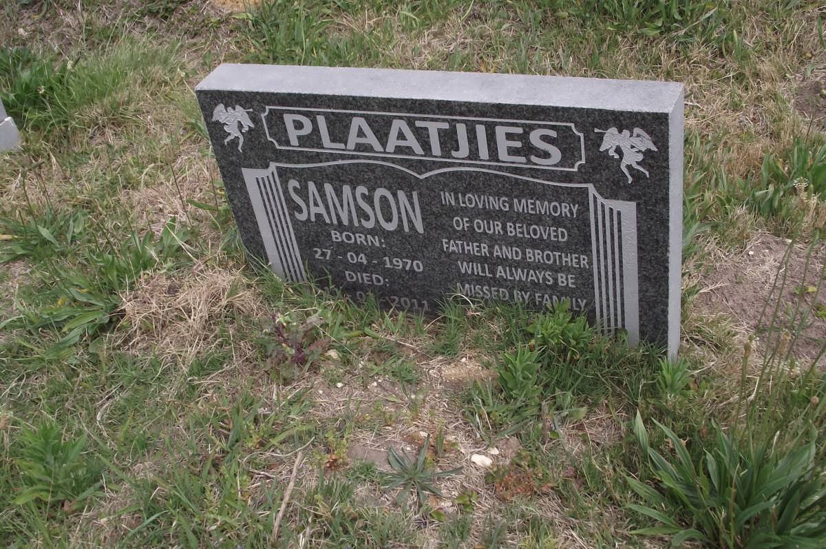 PLAATJIES Samson 1970-2011