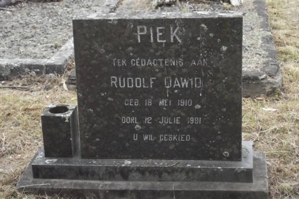 PIEK Rudolf Dawid 1910-1991