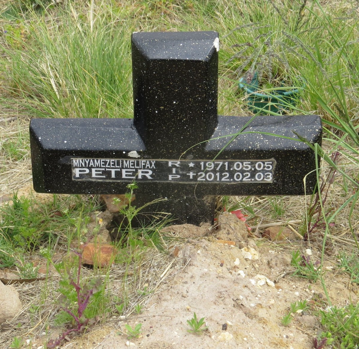 PETER Mnyamezeli Melifax 1971-2012
