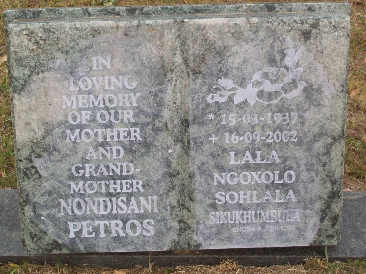 PETROS Nondisani 1939-2002
