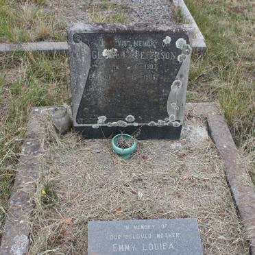PETERSON Gerald 1907-1966 &amp; Emmy Louisa 1907-1983