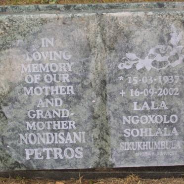 PETROS Nondisani 1939-2002