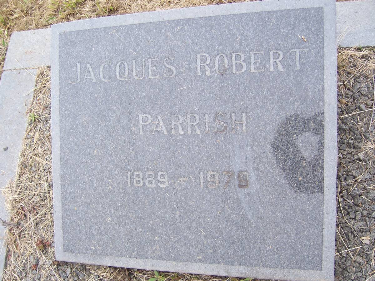 PARRISH Jacques Robert 1889-1979