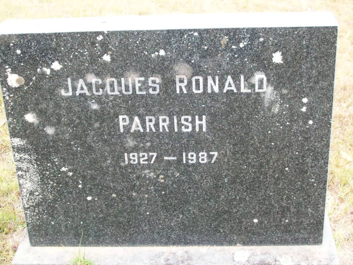 PARRISH Jacques Ronald 1927-1987