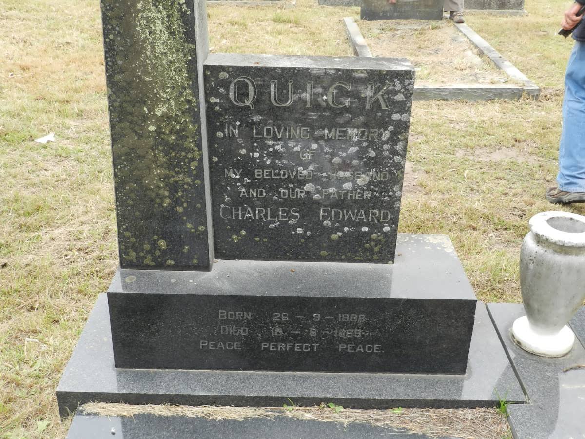 QUICK Charles Edward 1888-1969