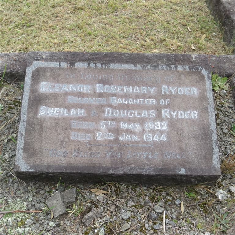 RYDER Eleanor Rosemary 1932-1944
