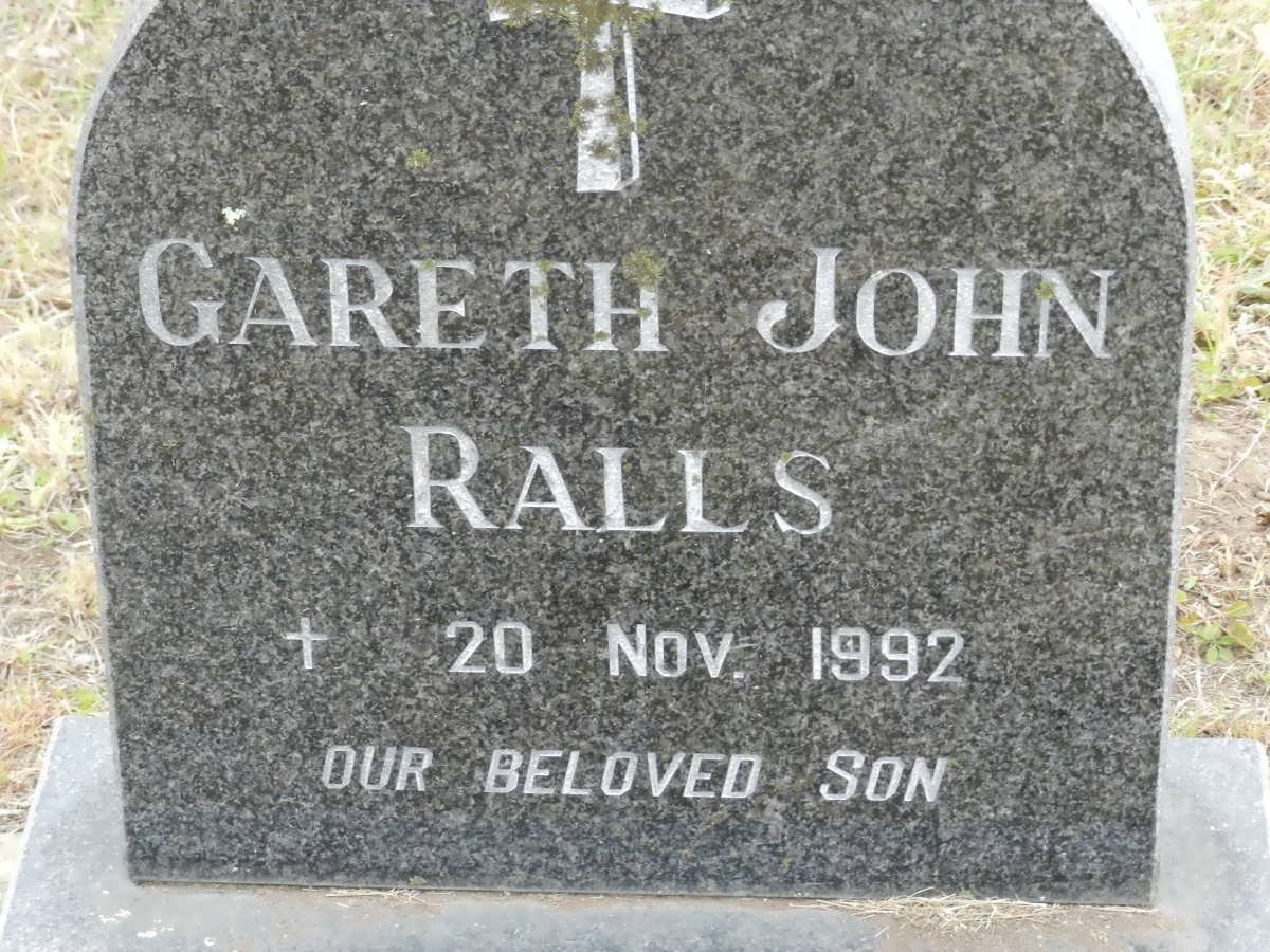 RALLS Gareth John -1992
