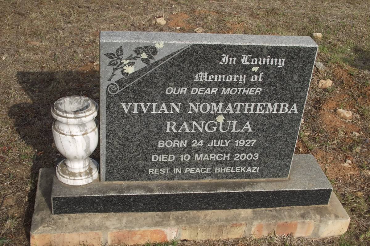 RANGULA Vivian Nomathemba 1927-2003