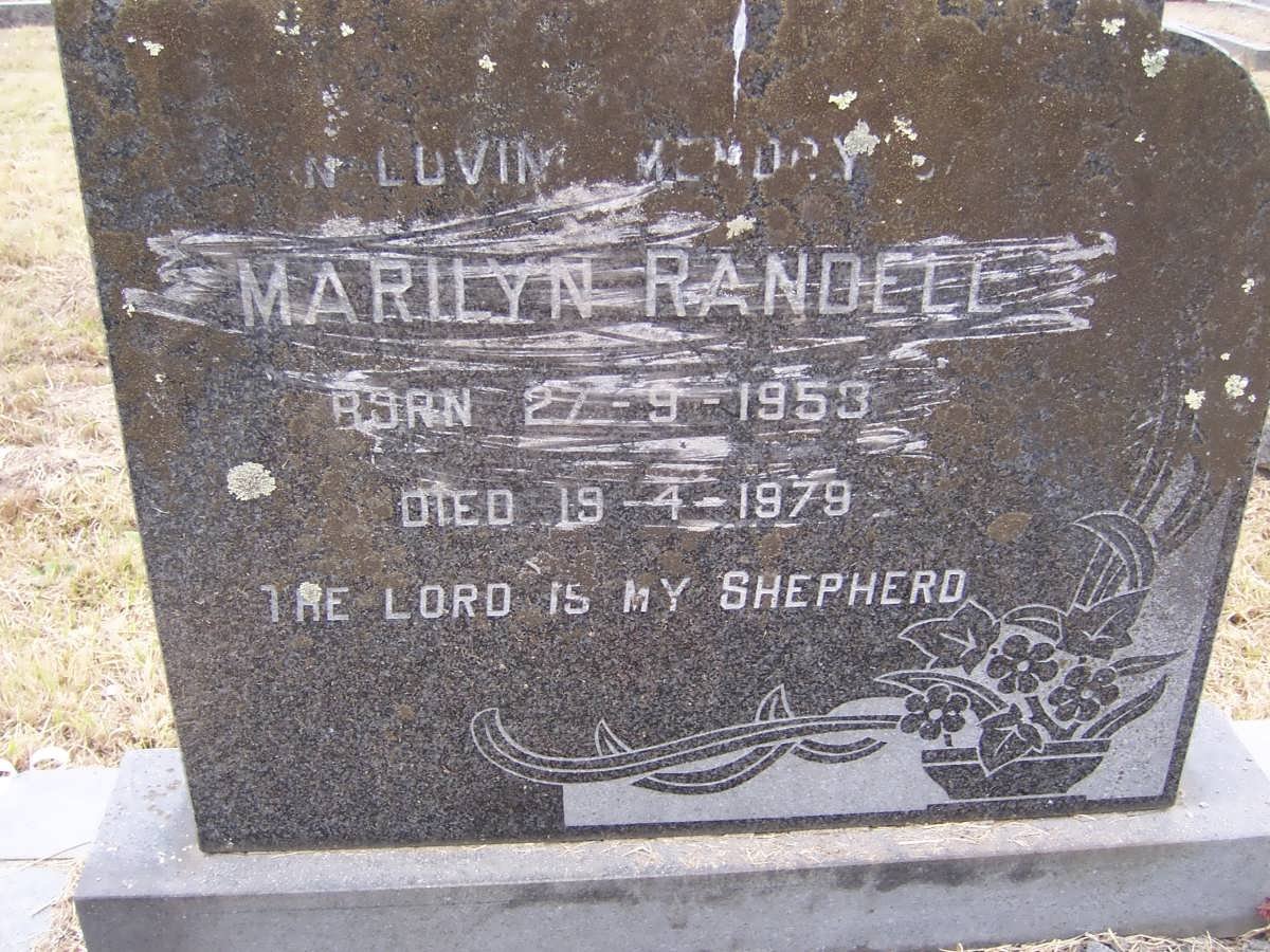 RANDELL Marilyn 1953-1979