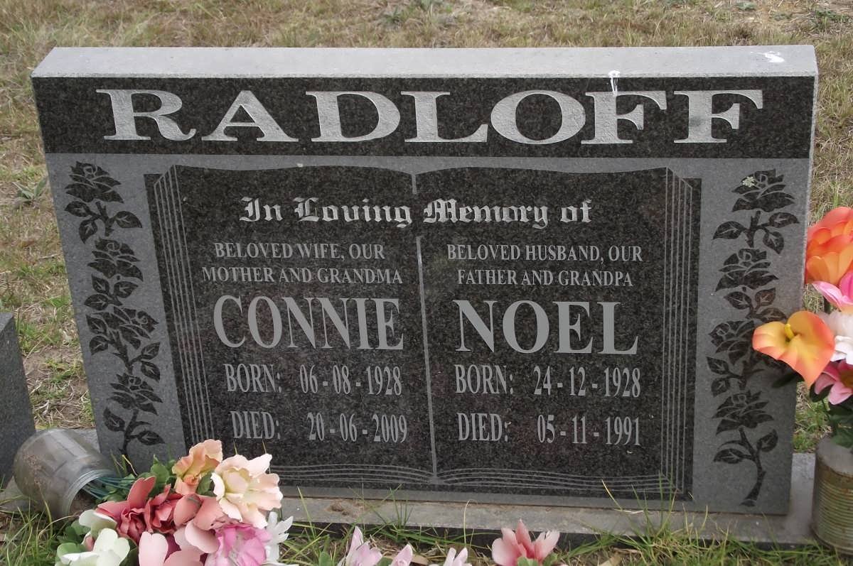 RADLOFF Noel 1928-1991 &amp; Connie 1928-2009