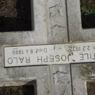 RALO Mutile Joseph 1932-1999