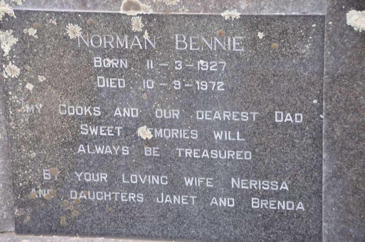 RANDALL Norman Bennie 1927-1972