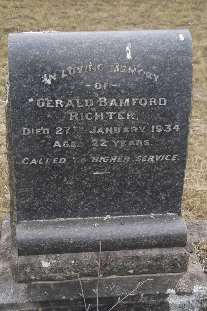 RICHTER Gerald Bamford -1934