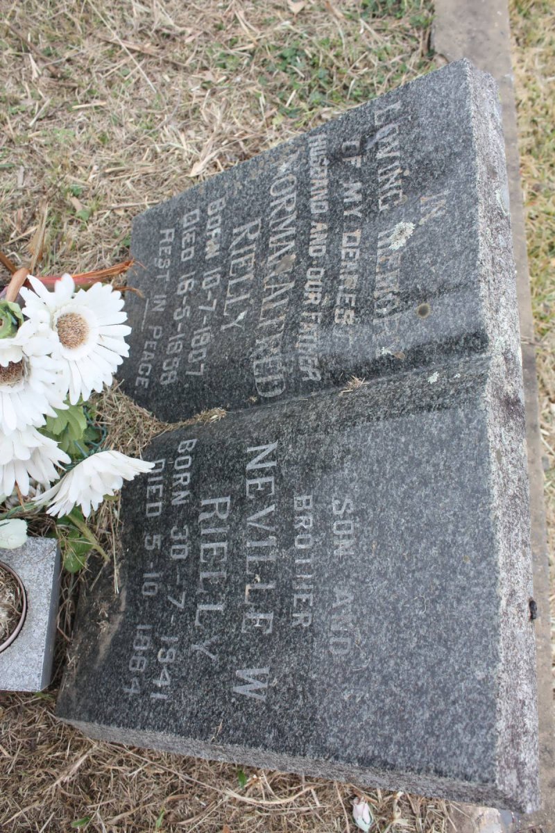 RIELLY Norman Alfred 1907-1958 :: RIELLY Neville W. 1941-1984