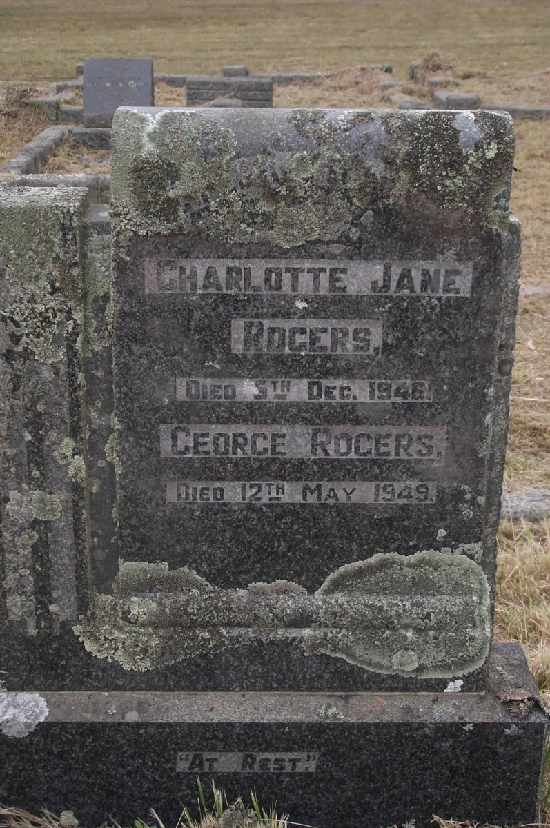 ROGERS George -1949 &amp; Charlotte Jane -1946