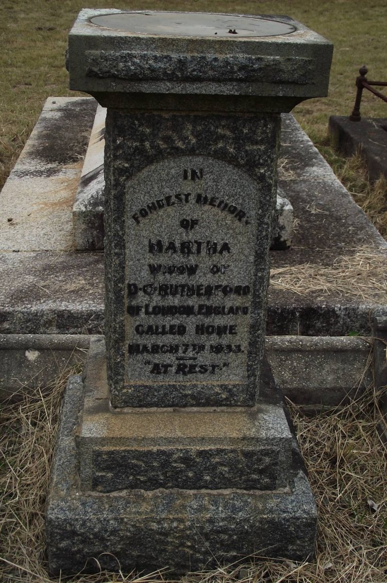 RUTHERFORD Martha -1933