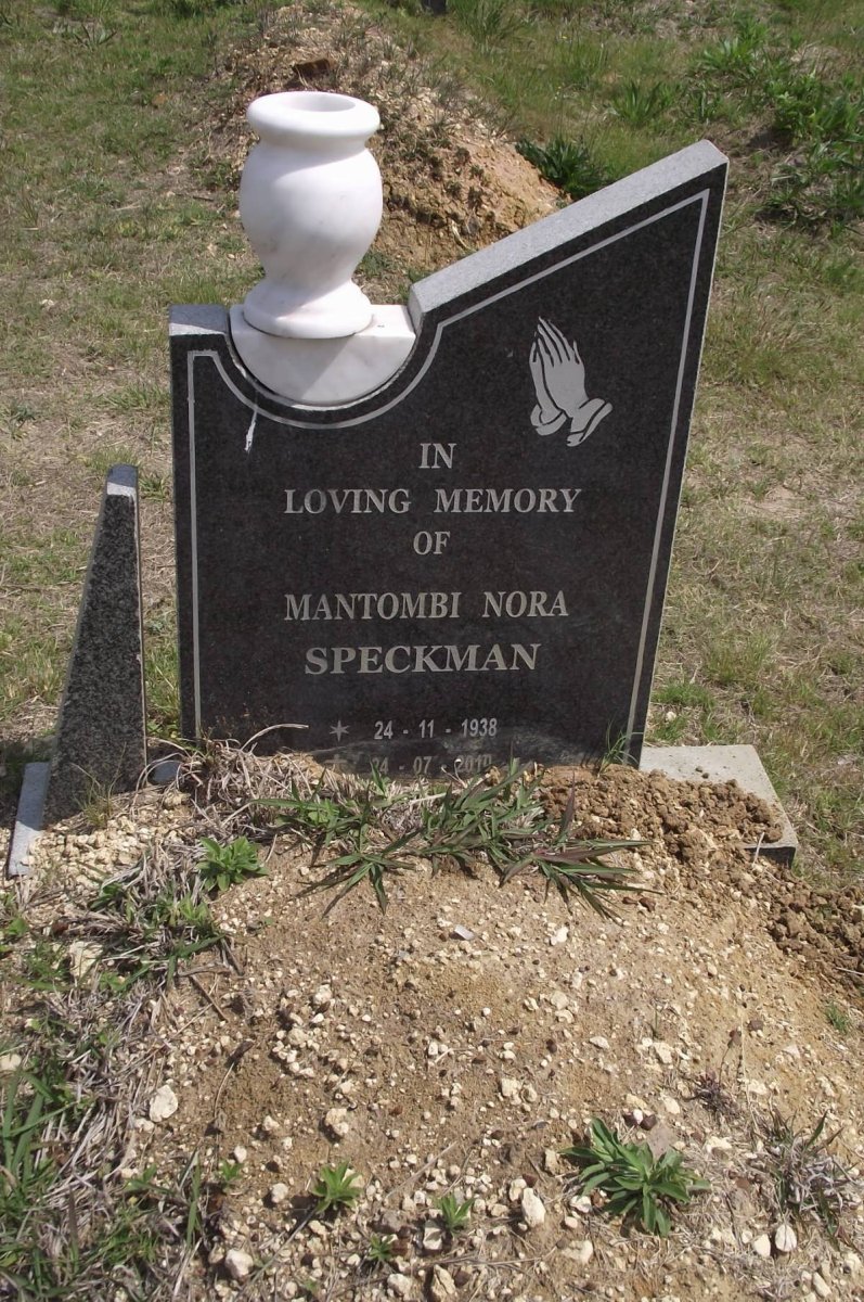 SPECKMAN Mantombi Nora 1938-2010
