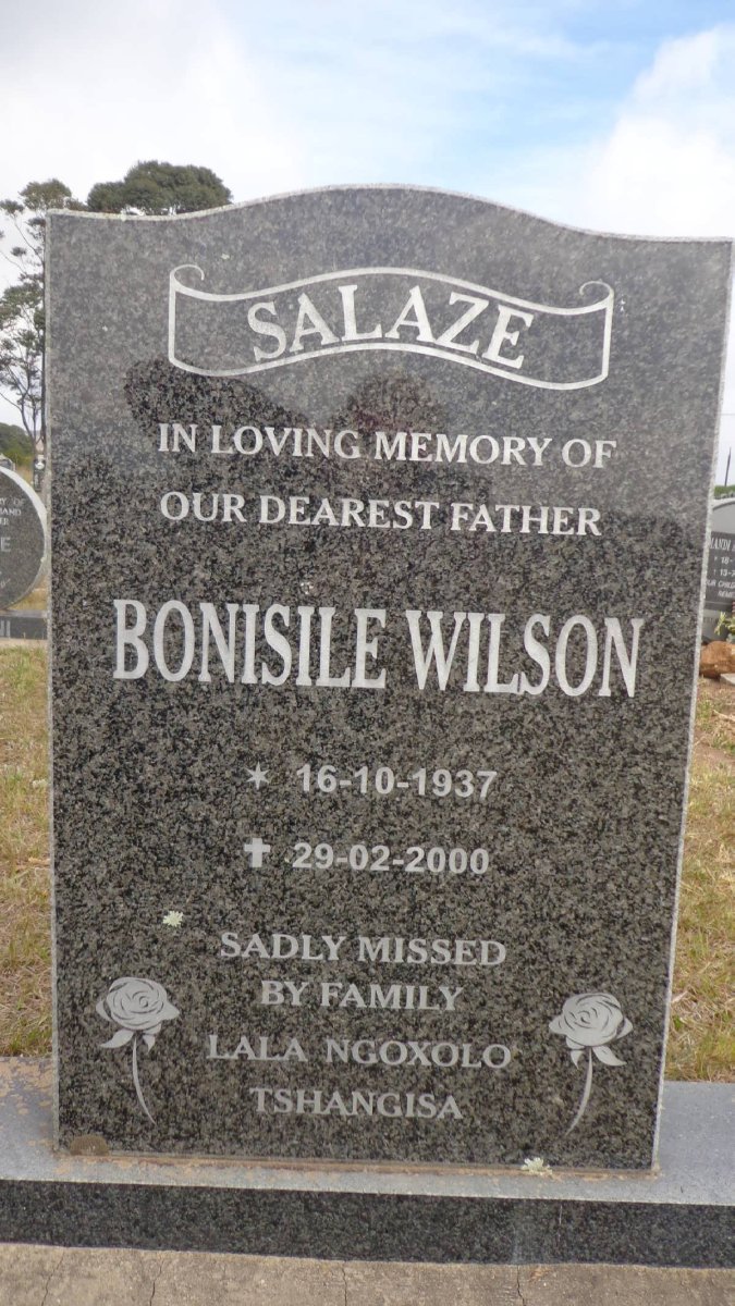 SALAZE Bonisile Wilson 1937-2000