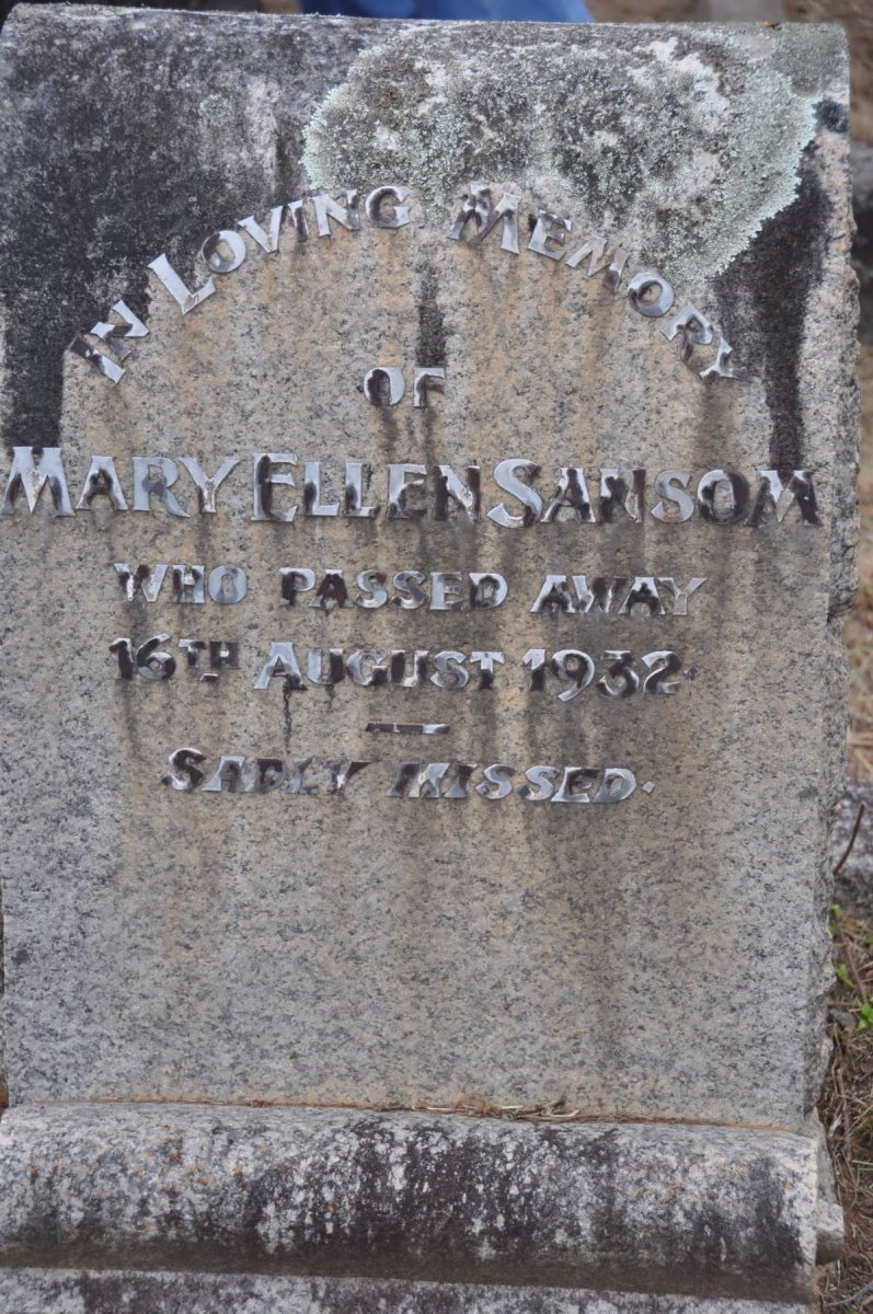 SANSOM Mary Ellen -1932