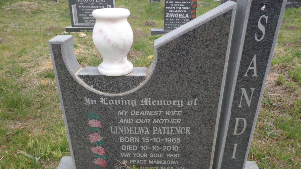 SANDI Lindelwa Patience 1965-2010