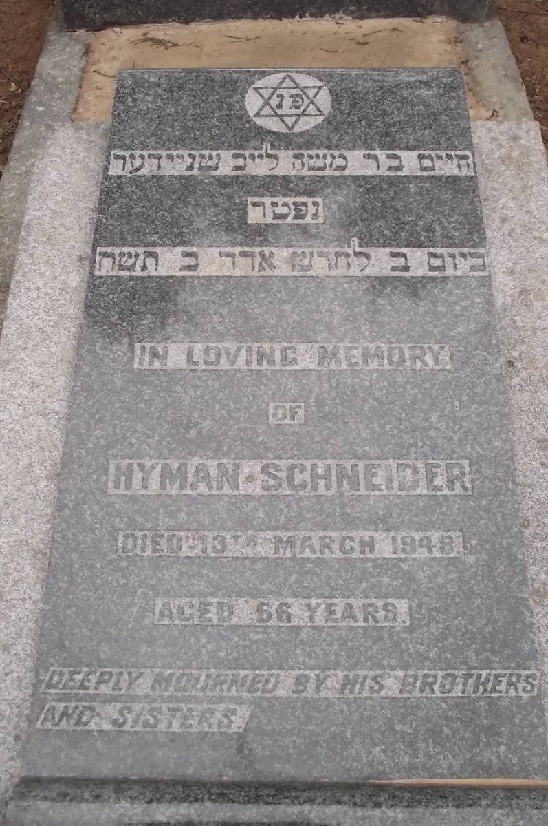SCHNEIDER Hyman -1948