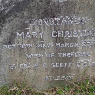 SCOTT Constance Mary Christian 1857-1951
