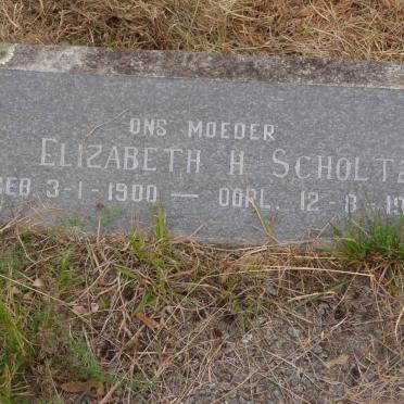 SCHOLTZ Elizabeth H. 1900-1970