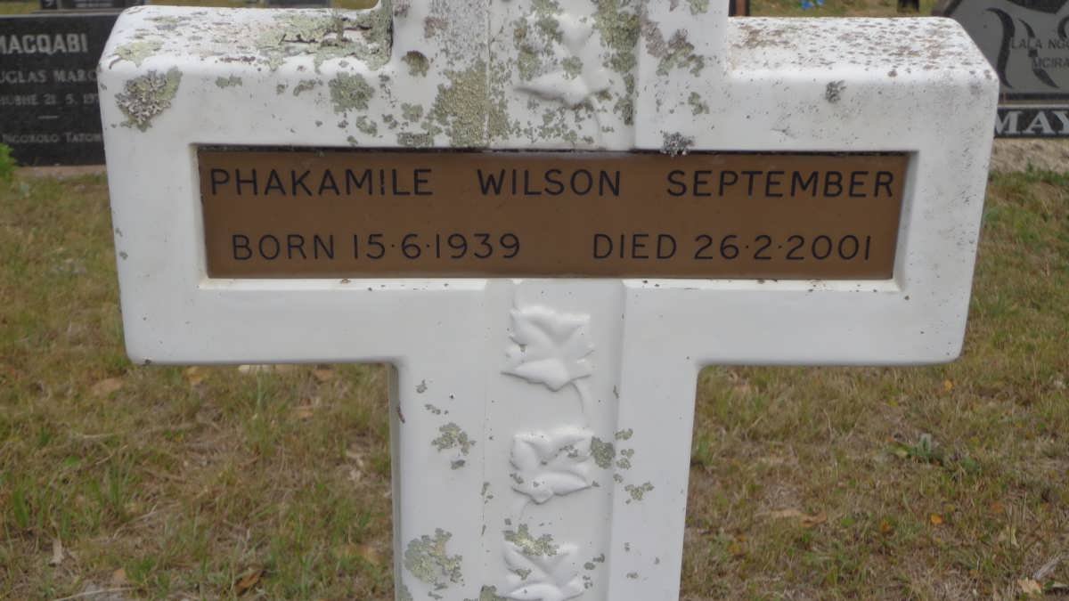 SEPTEMBER Phakamile Wilson 1939-2001