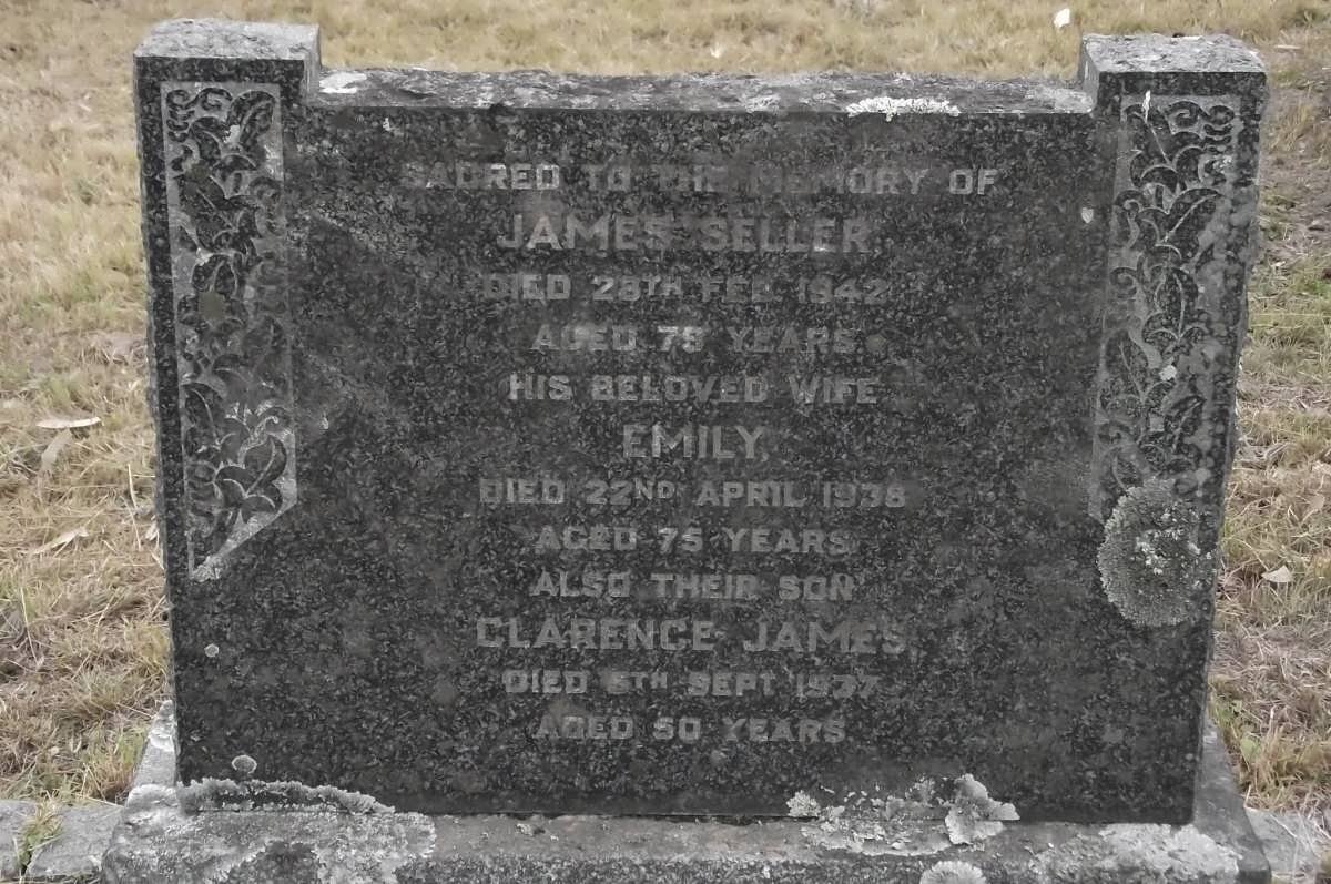 SELLER James -1942 &amp; Emily -1938 :: SELLER Clarence James -1937
