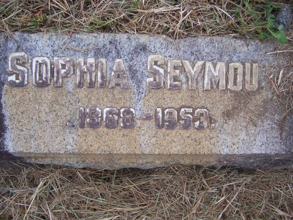 SEYMOUR Sophia 1868-1953