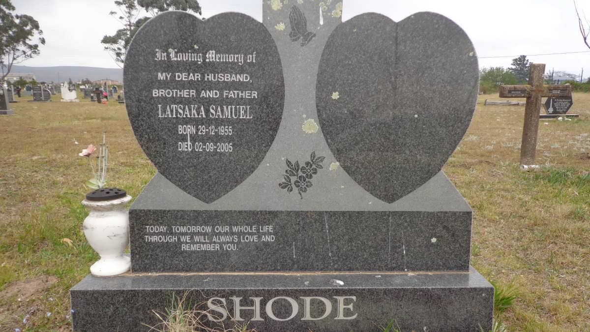SHODE Latsaka Samuel 1955-2005