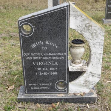 SHUMANE Virginia 1907-1999