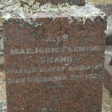 SHAND Marjorie Fleming -1928