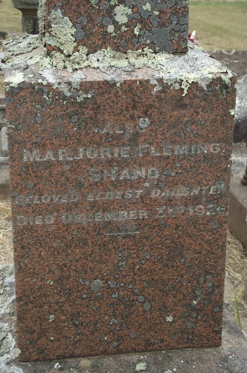 SHAND Marjorie Fleming -1928