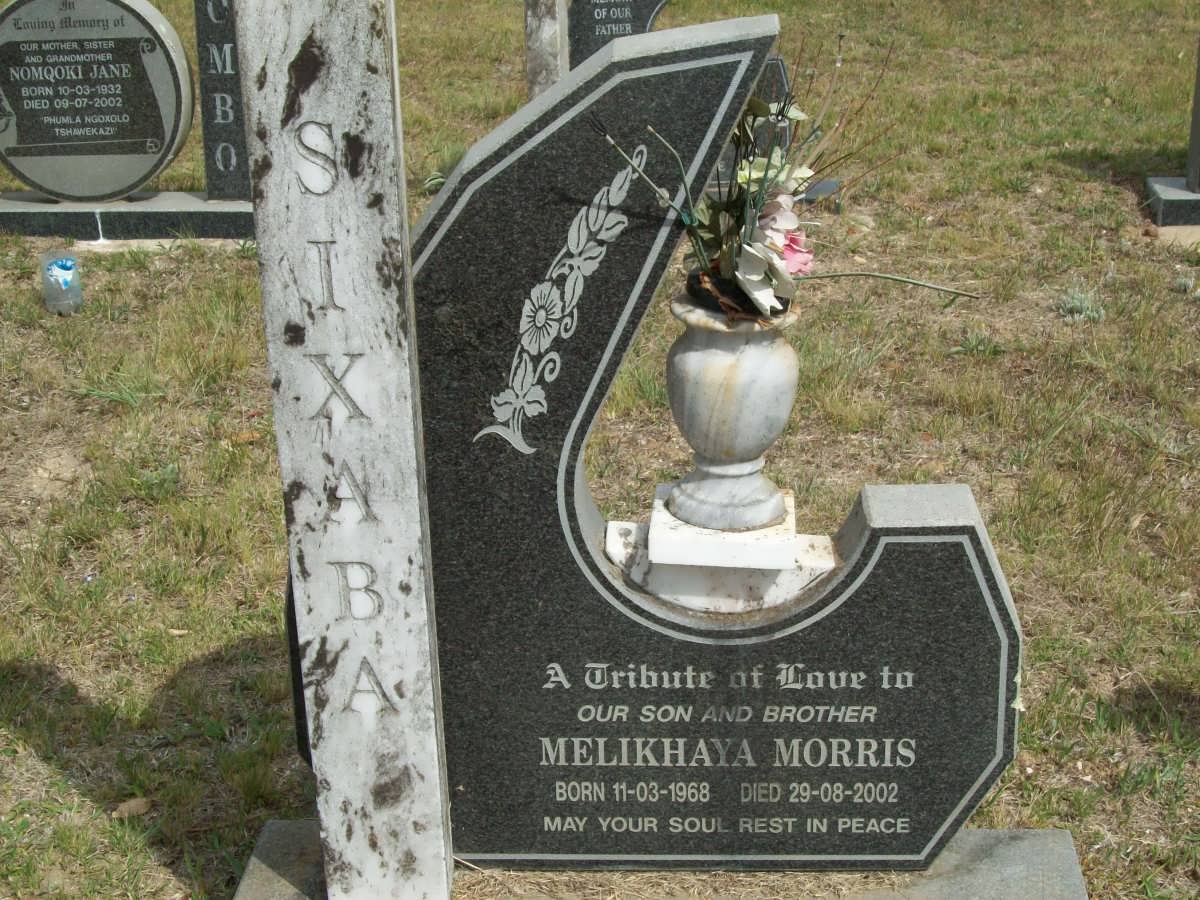 SIXABA Melikhaya Morris 1968-2002