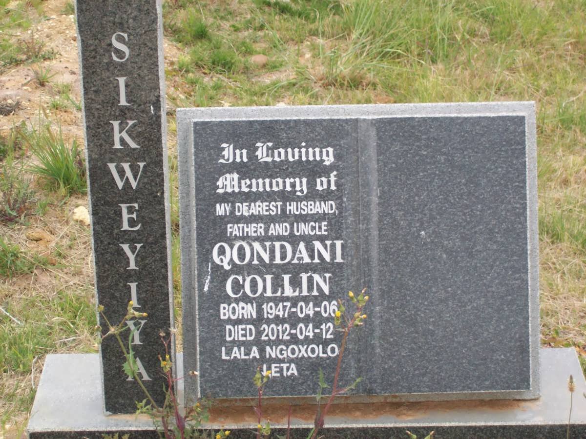SIKWEYIYA Qondani Collin 1947-2012