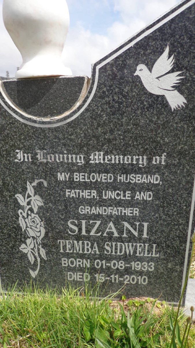 SIZANI Temba Sidwell 1933-2010