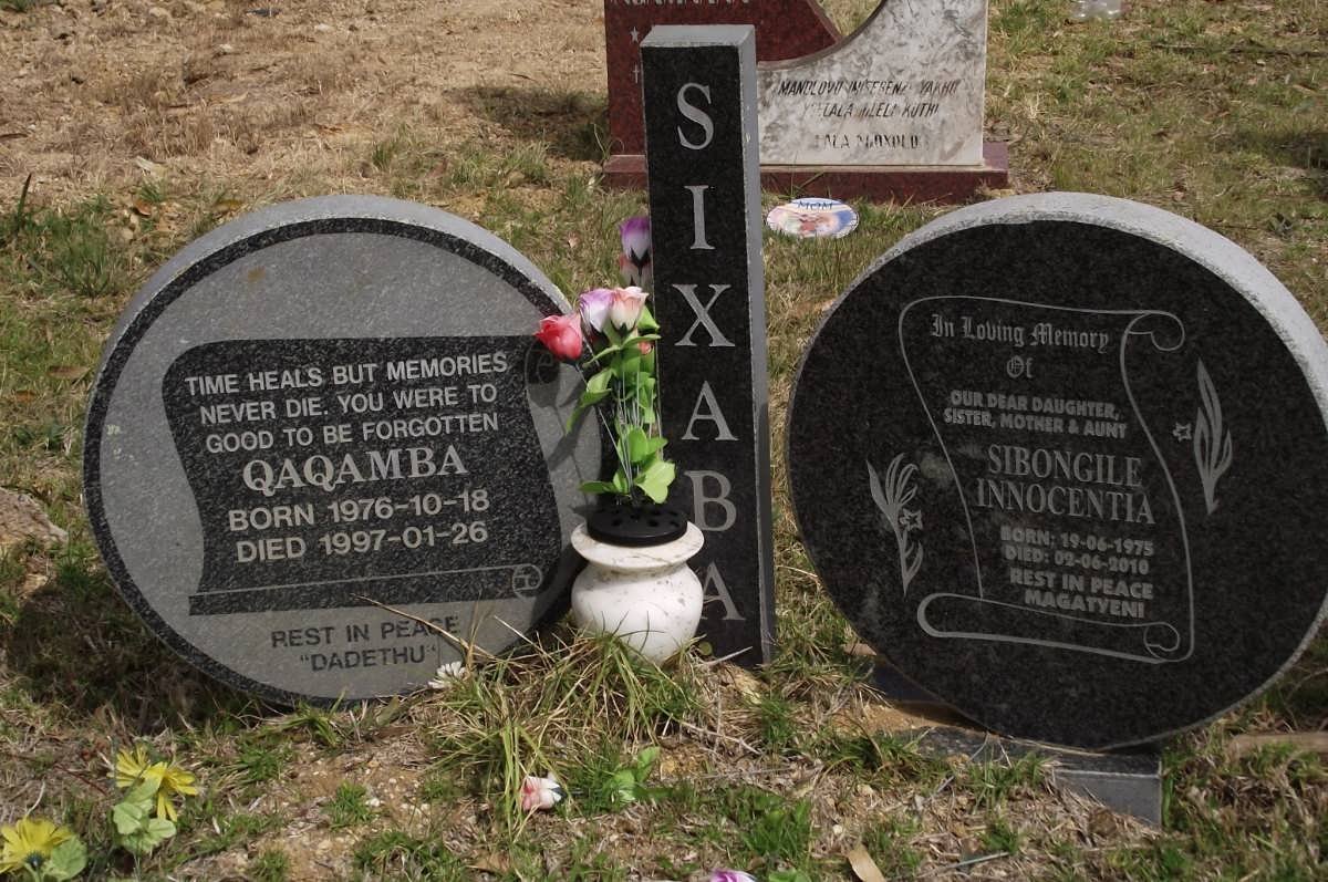 SIXABA Qaqamba 1976-1997 &amp; Sibongile Innocentia 1975-2010