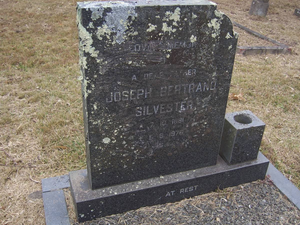 SILVESTER Joseph Bertrand 1881-1976