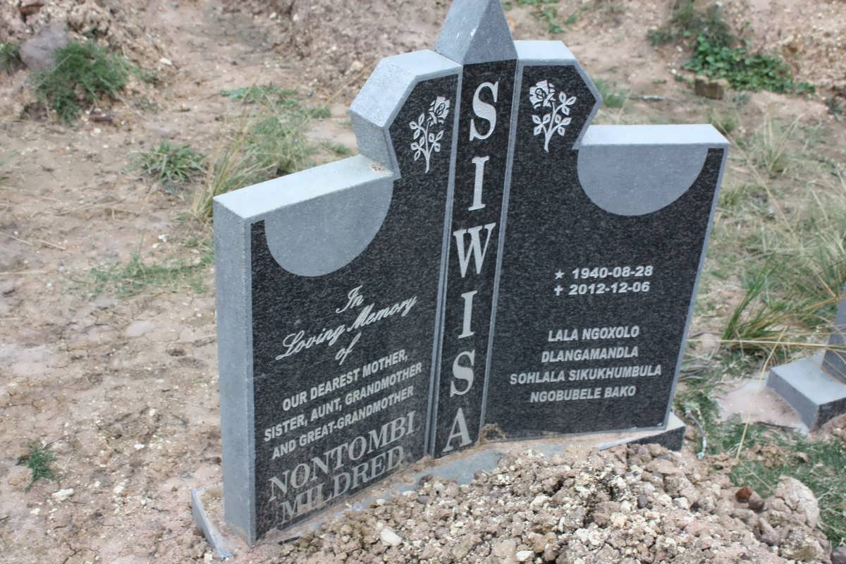 SIWISA Nontombi Mildred 1940-2012