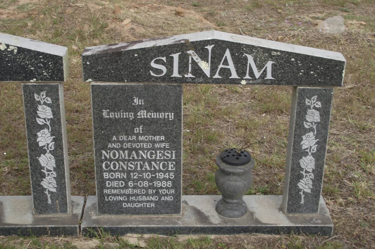 SINAM Nomangesi Constance 1945-1988