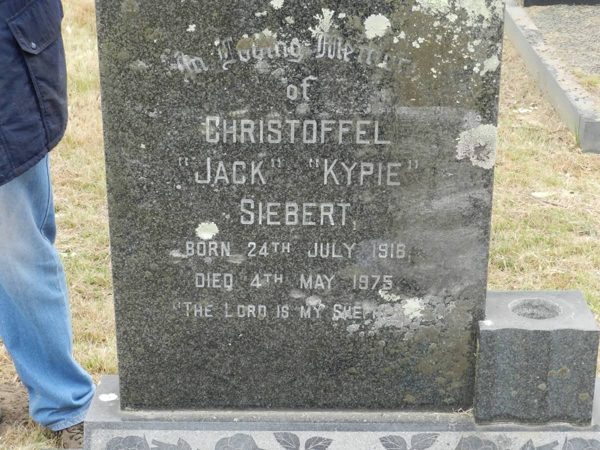 SIEBERT Christoffel 1916-1975