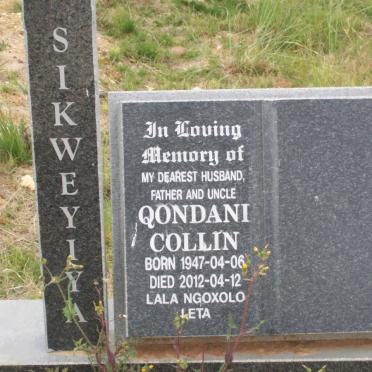 SIKWEYIYA Qondani Collin 1947-2012