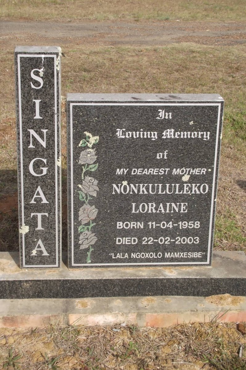 SINGATA Nonkululeko Loraine 1958-2003