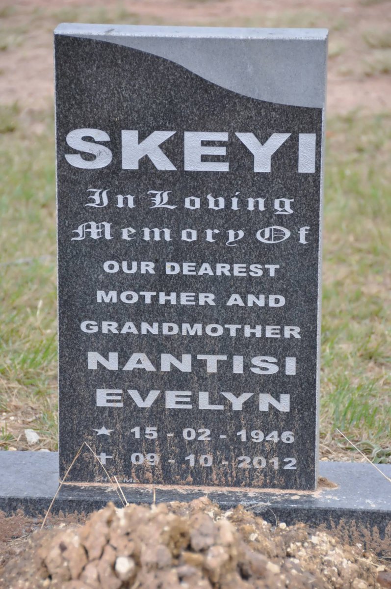 SKEYI Nantisi Evelyn 1946-2012