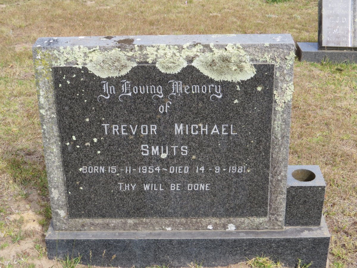 SMUTS Trevor Michael 1954-1981