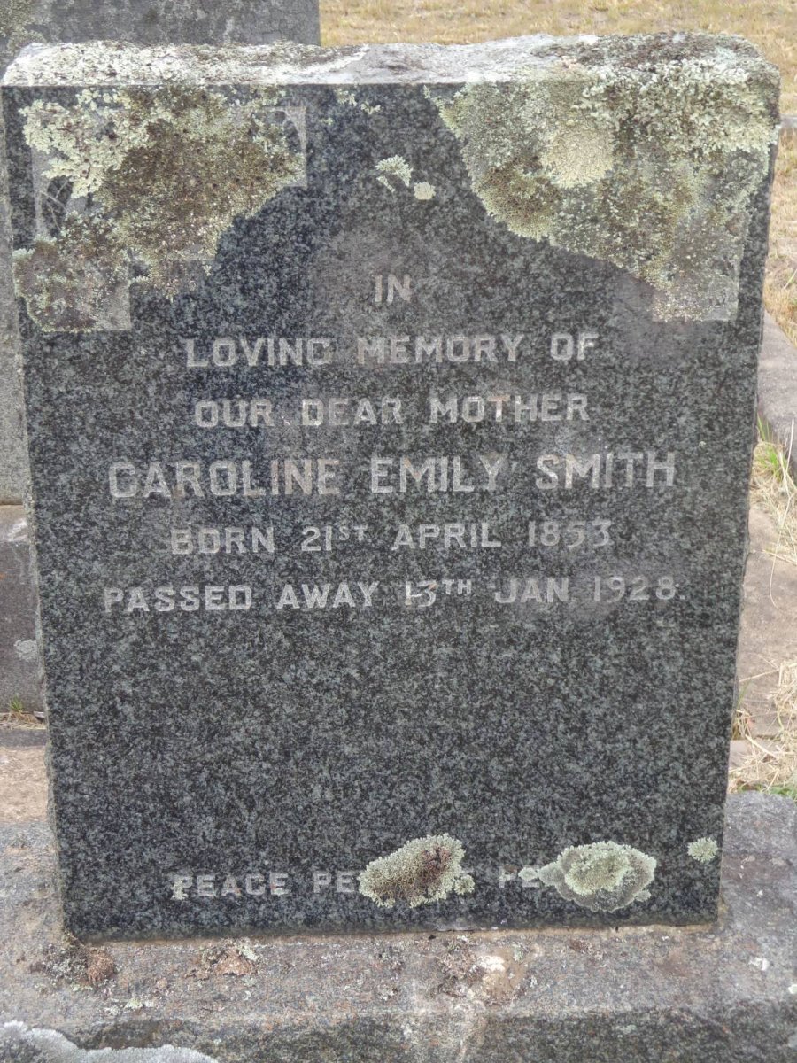 SMITH Caroline Emily 1853-1928